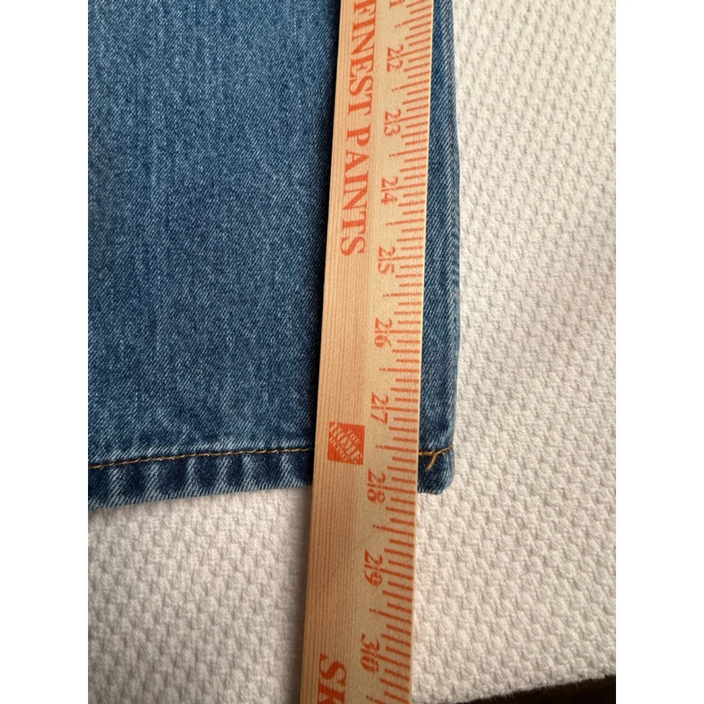 Men's Levi's 505 Straight Leg Jeans W42 L30 Blue